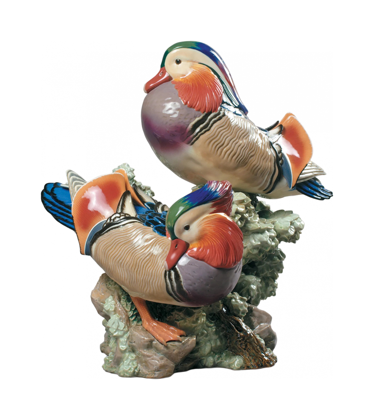 Статуэтка Утки-мандаринки 34х34 см фарфор