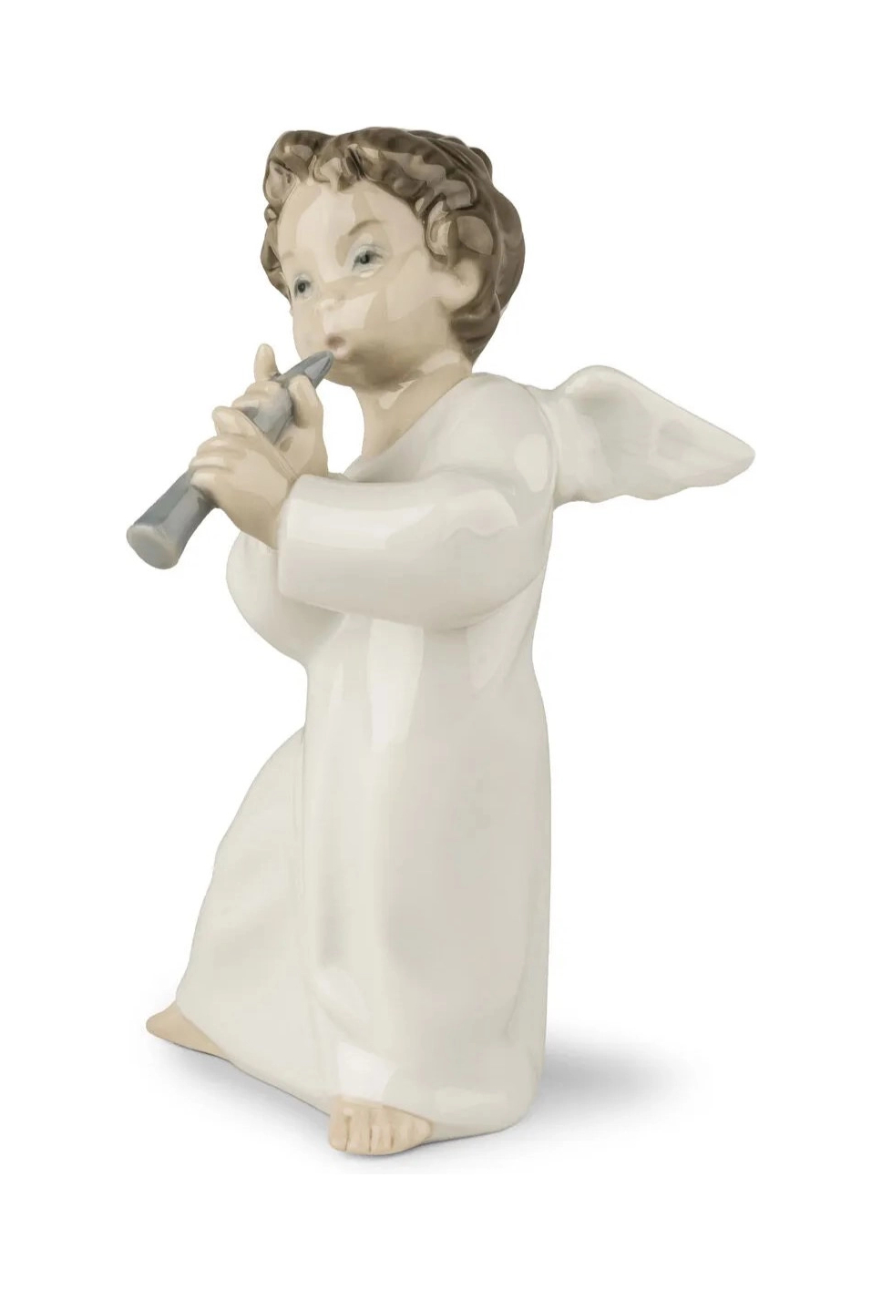 Статуэтка Ангел с флейтой 16 см фарфор