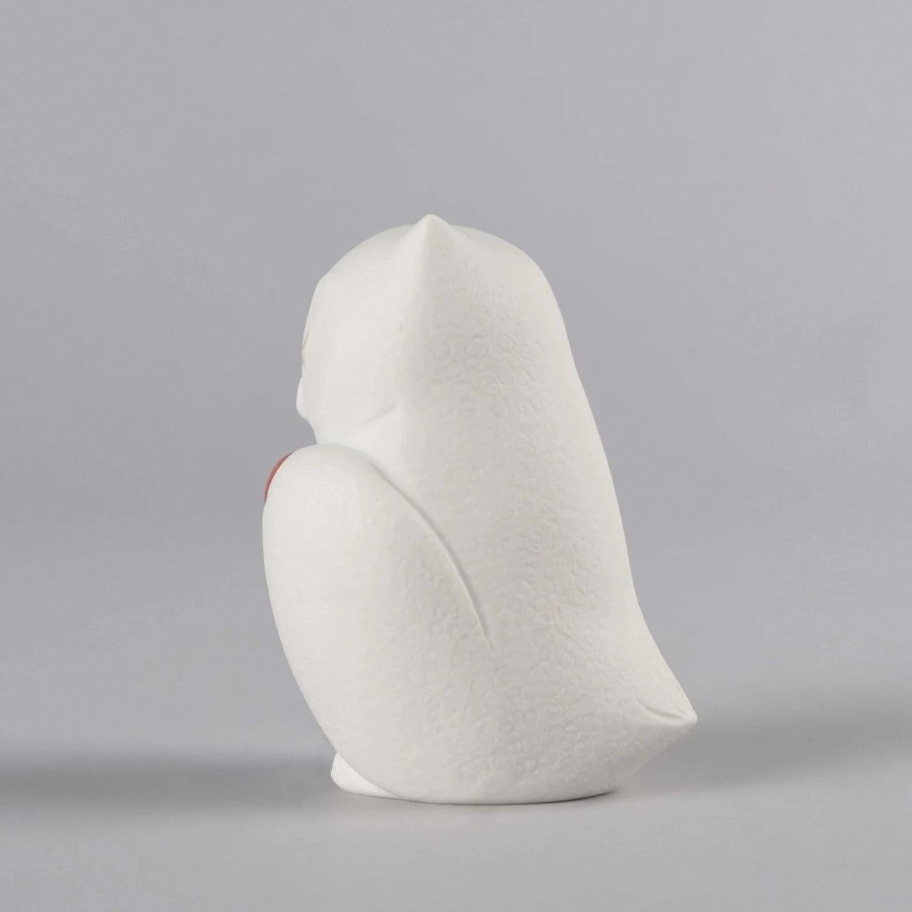 Статуэтка Сова с сердечком 10 см белая, фарфор  Lladro 01009442