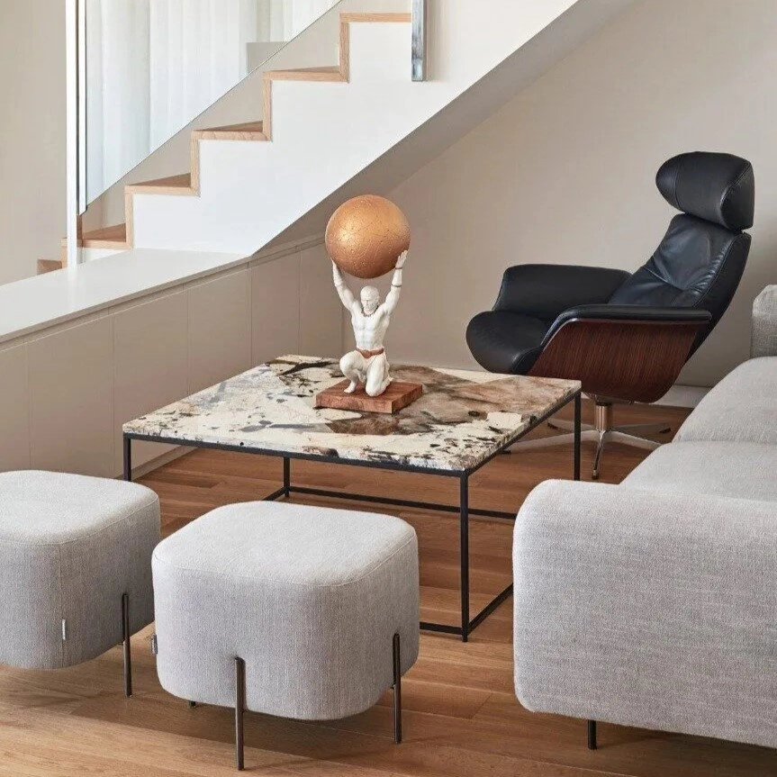 Статуэтка Атлант 55 см золотистый, фарфор – 2