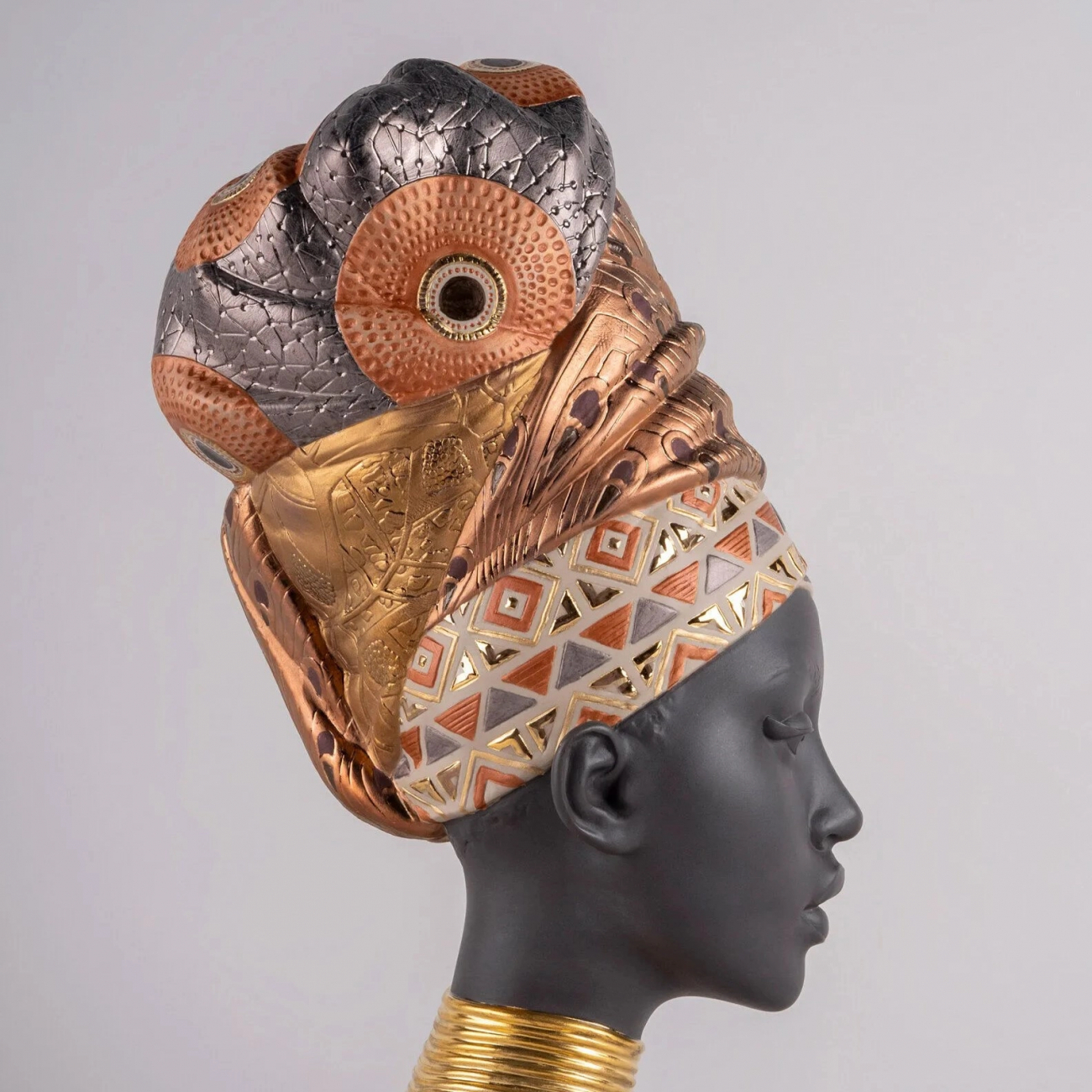 Статуэтка Душа Африки 45 см фарфор Lladro 01009554