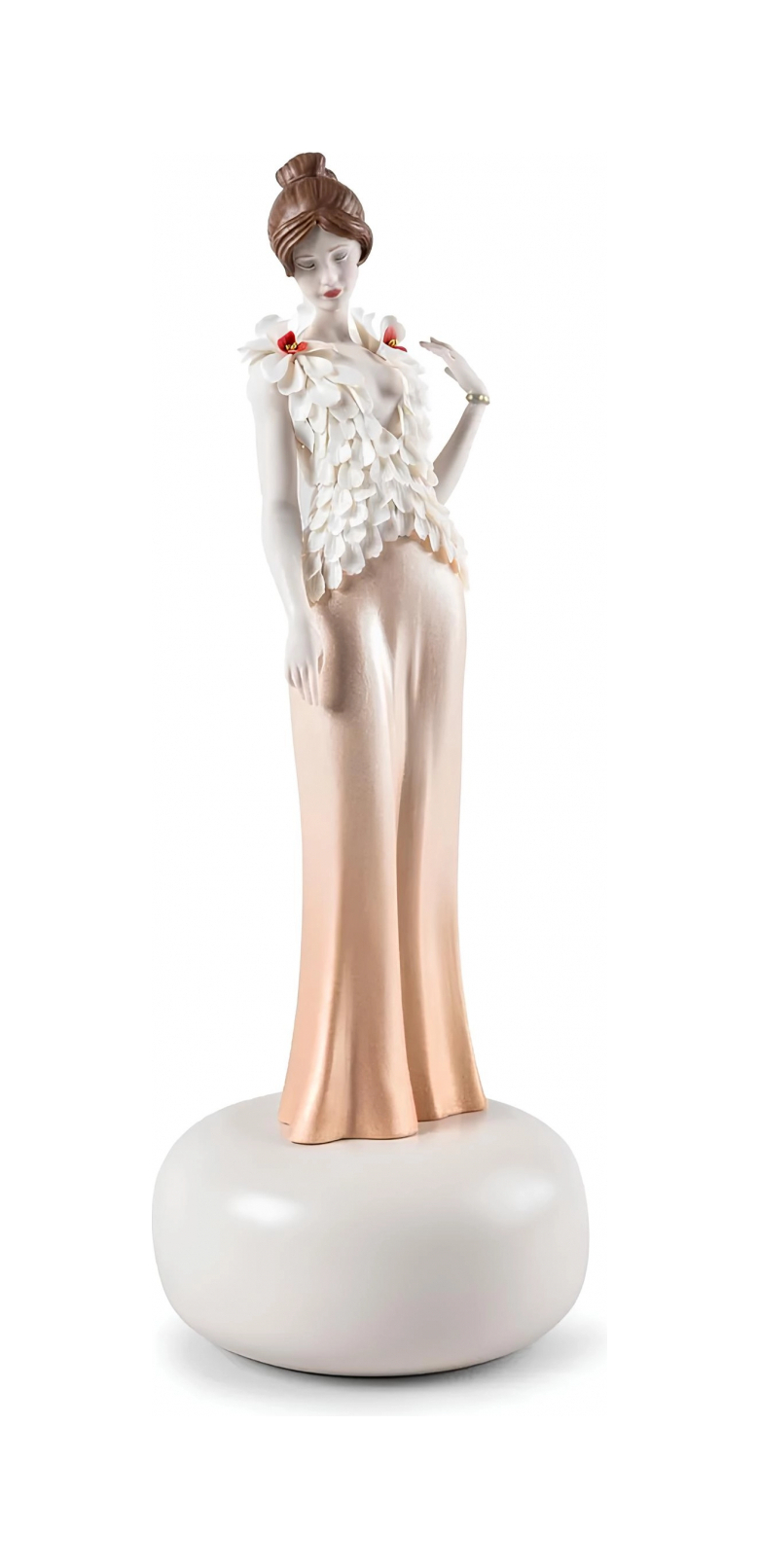 Статуэтка Изысканная вышивка 38 см фарфор
