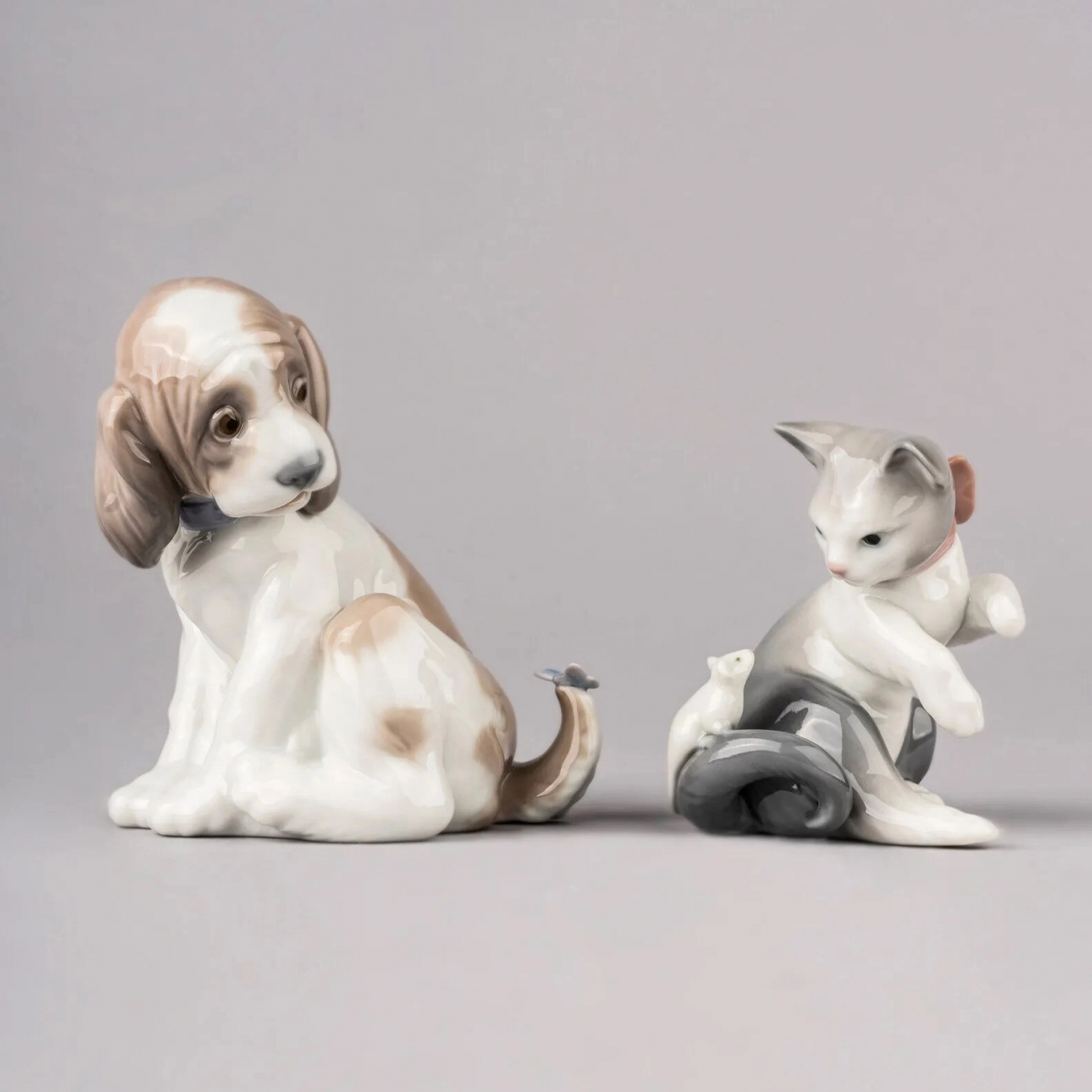 Статуэтка Удивлённая собака 11 см фарфор – 2