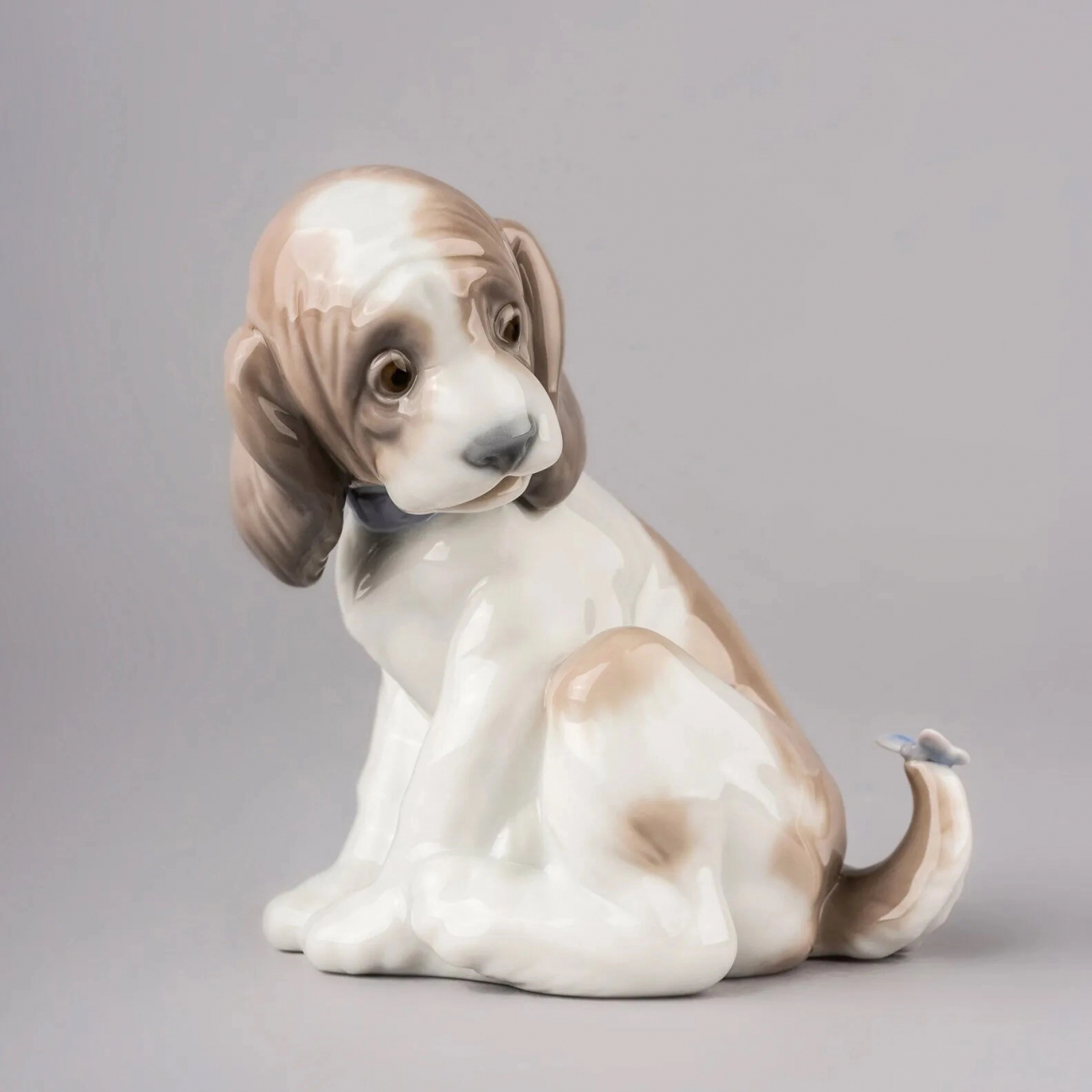 Статуэтка Удивлённая собака 11 см фарфор Lladro 01006210