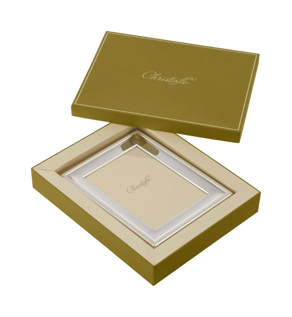 Фоторамка PERLES 13х18 посеребрение Christofle B04256131