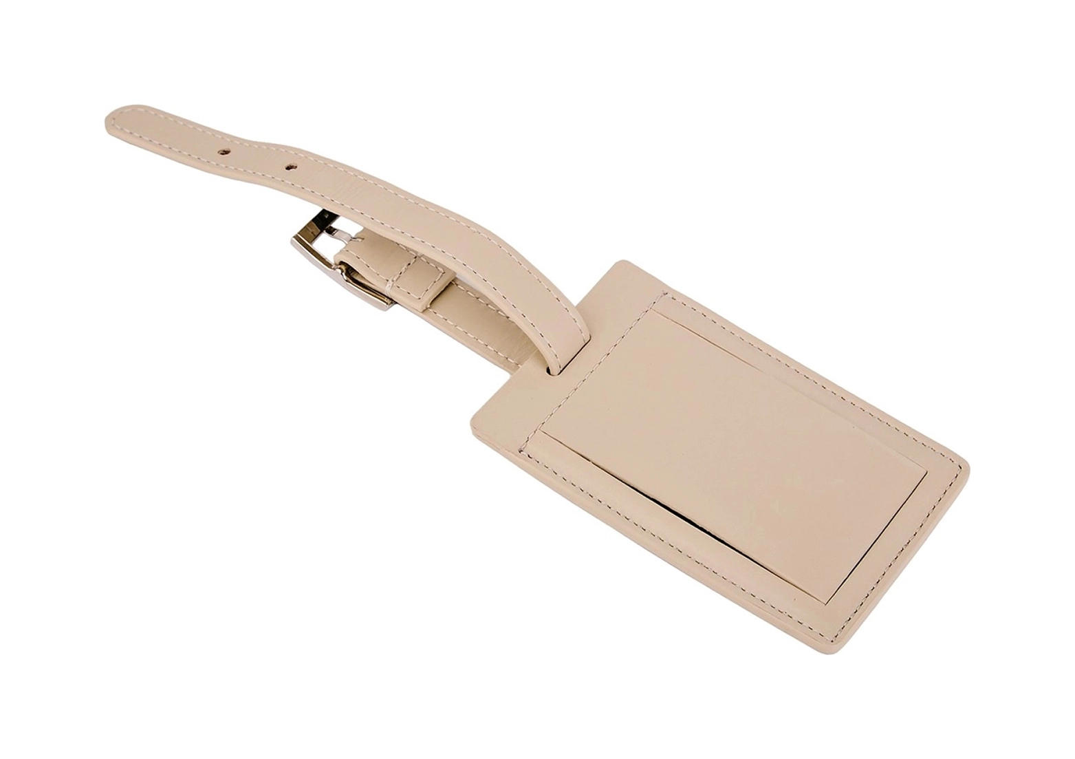 Багажная бирка HANDWOVEN кожа слоновая кость RIVIERE LTAG-INTRV06