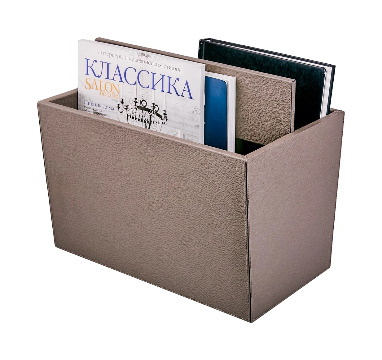 Журнальница DAILY 36х31 см кожа дымчатая GIOBAGNARA HA011G24ST24