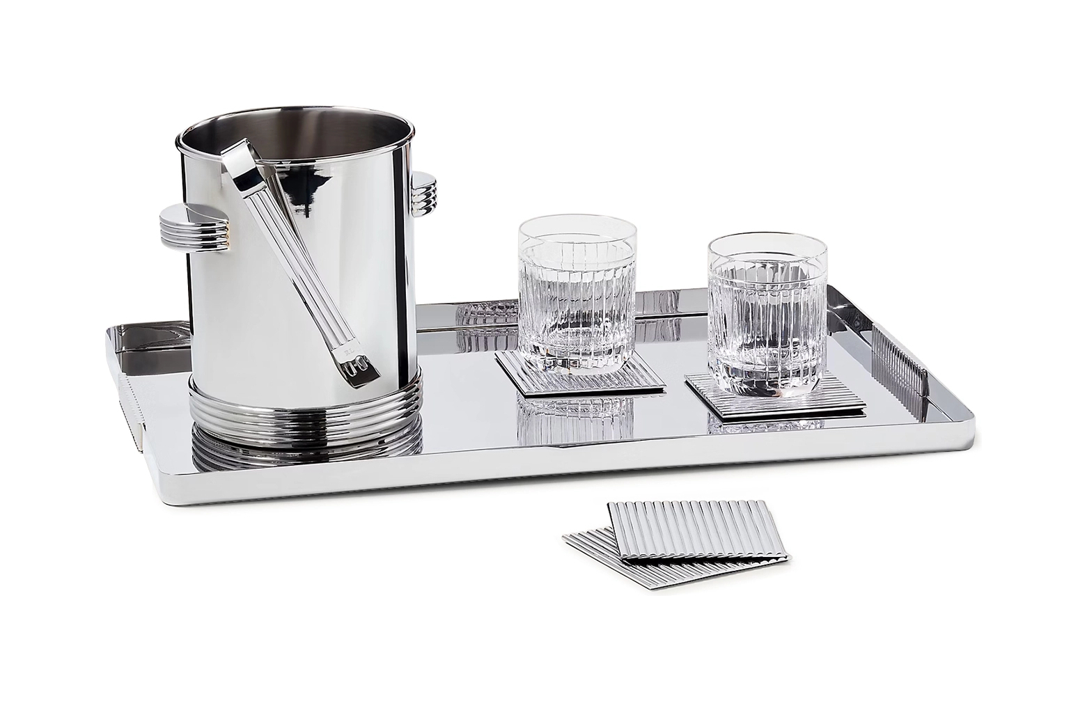 Подставки для стаканов THORPE 4 шт сталь Ralph Lauren Home 680890078001