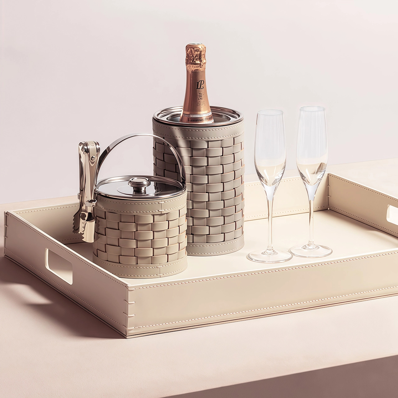 Ведро для льда BARCELLONA 14 см никель – 2