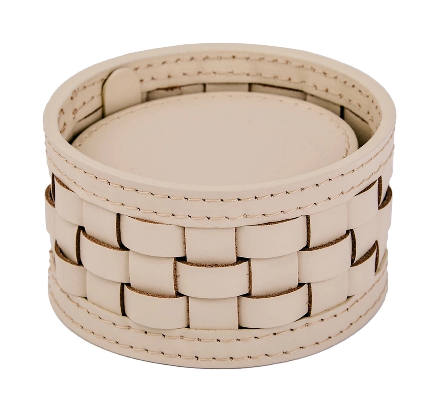 Подставки для стаканов BARCELLONA 10 шт кожа