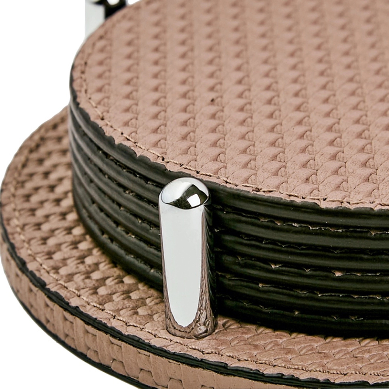 Подставки для стаканов DAVID 6 шт кожа GIOBAGNARA TP172X45ST45