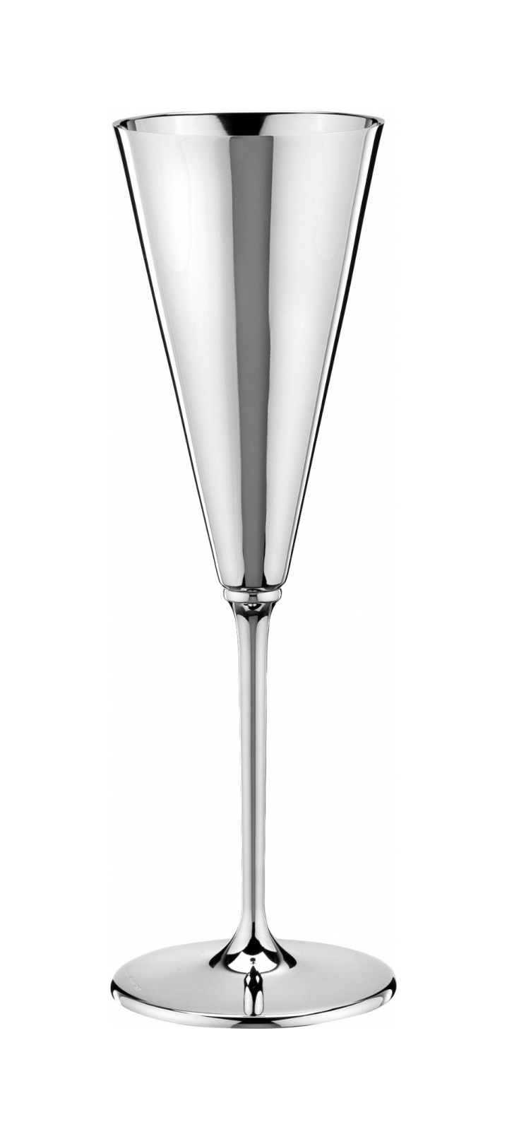 Бокал для шампанского MANHATTAN 21.5 см посеребрение