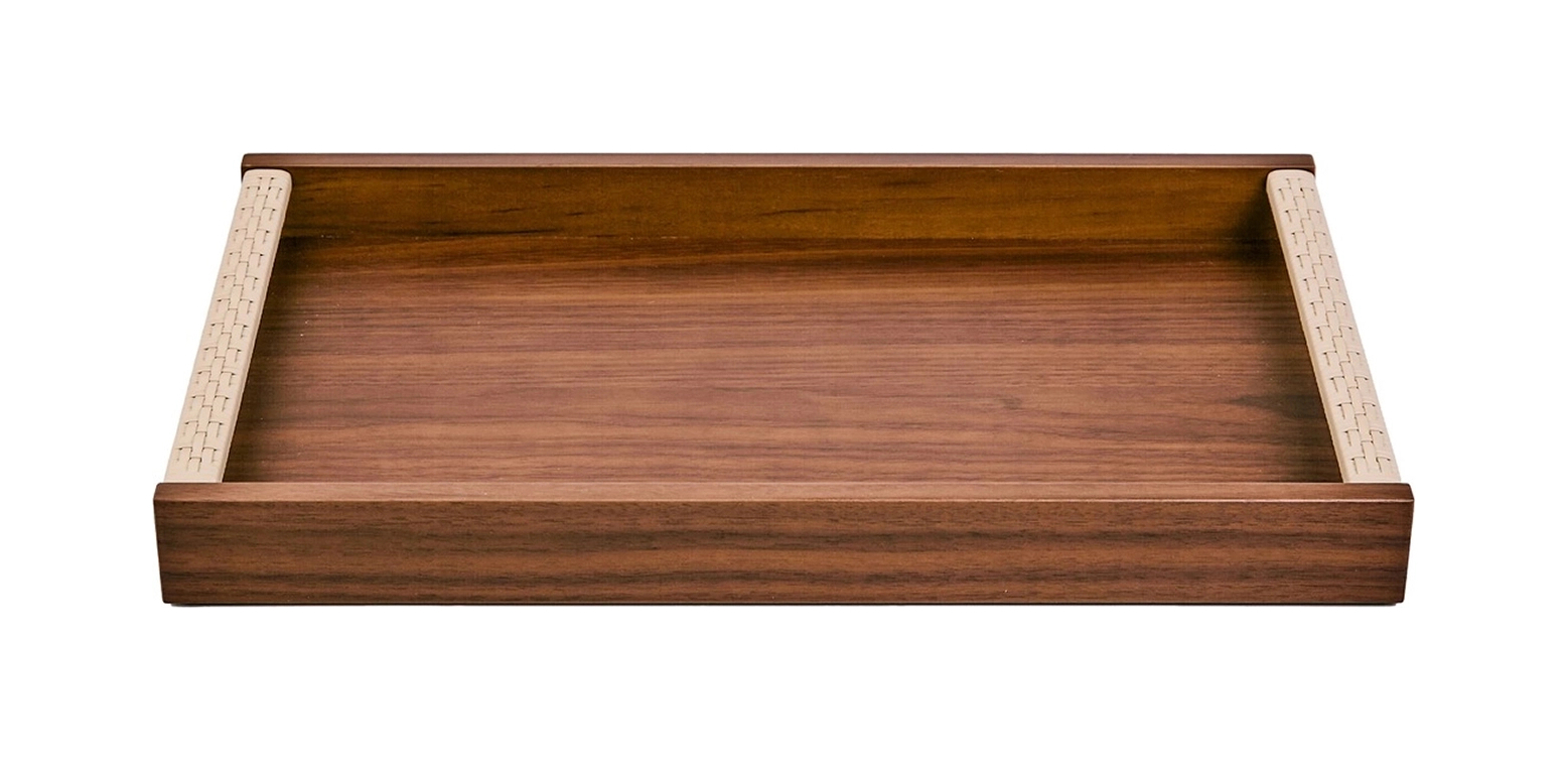Поднос прямоугольный с ручками DAMA 39x24 см орех RIVIERE GV7/PWALNUTRV06