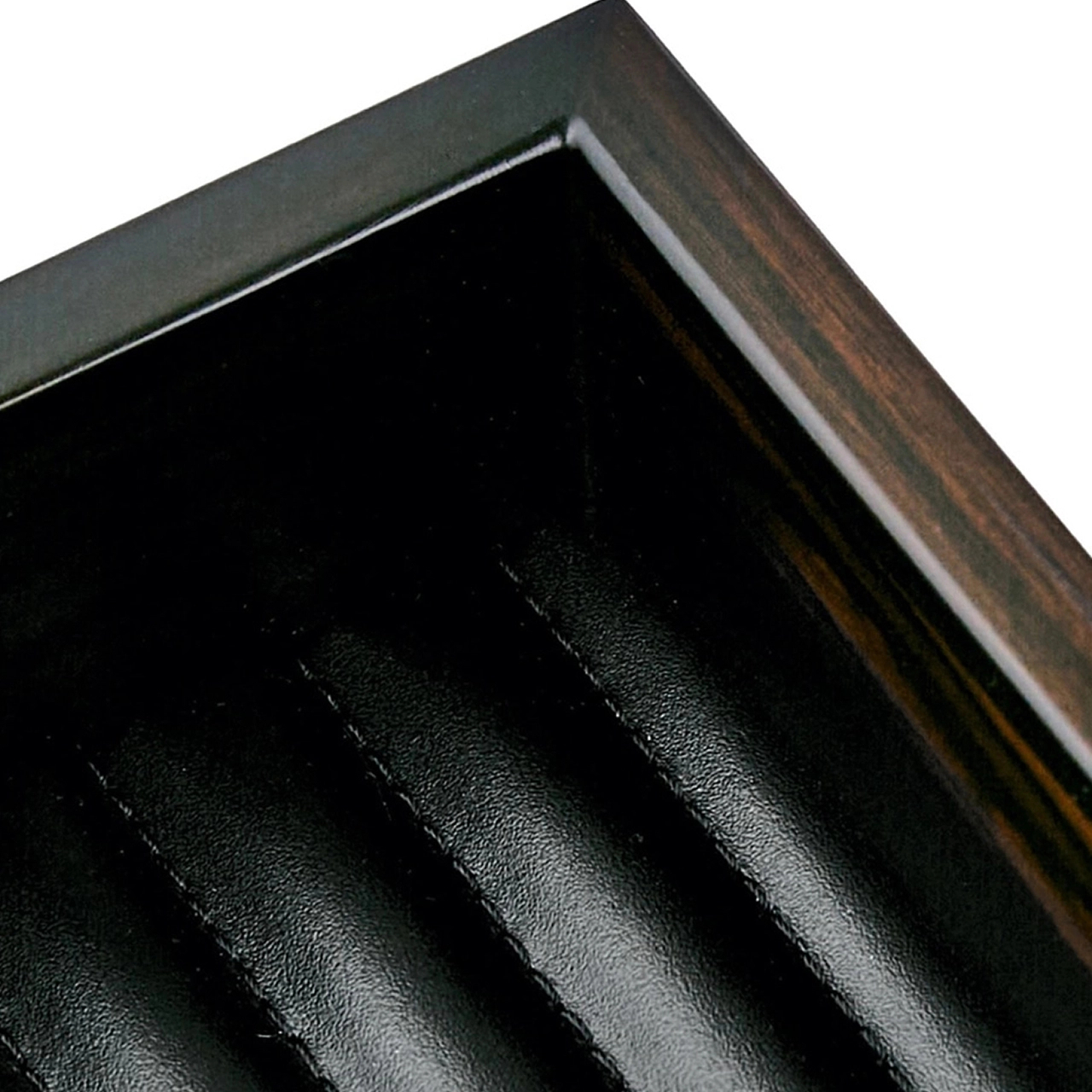 Мелочница FEBE 15х15 кожа, дерево черная RIVIERE VT1-EPRV20EBONY