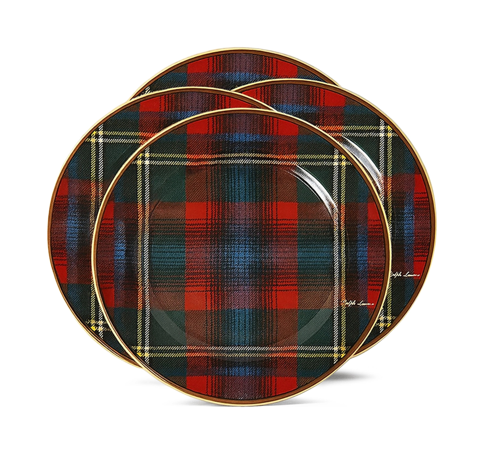 Набор из 4 десертных тарелок ALEXANDER фарфор