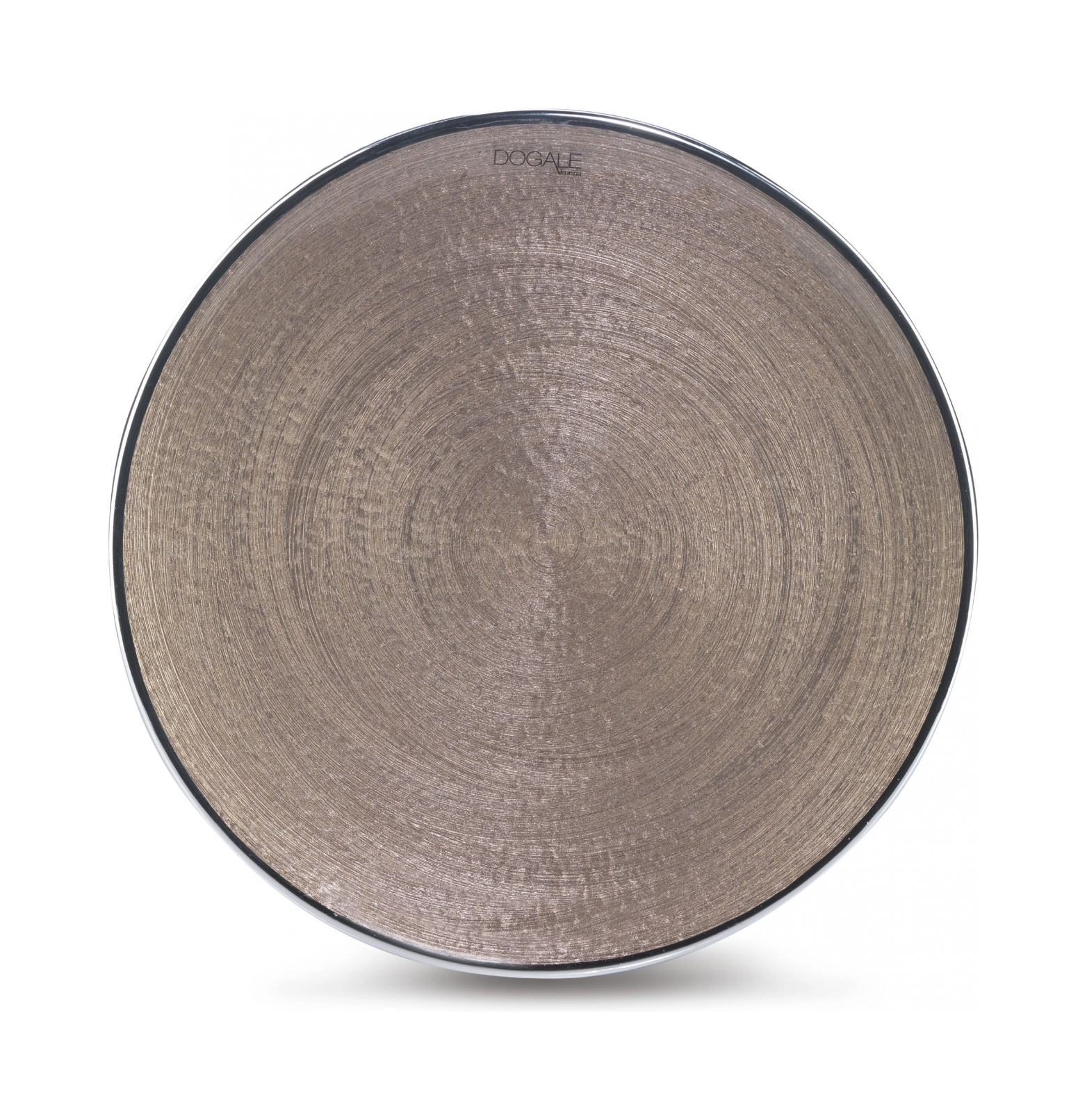 Блюдо DOGALE FENICE 37 см стекло кофе