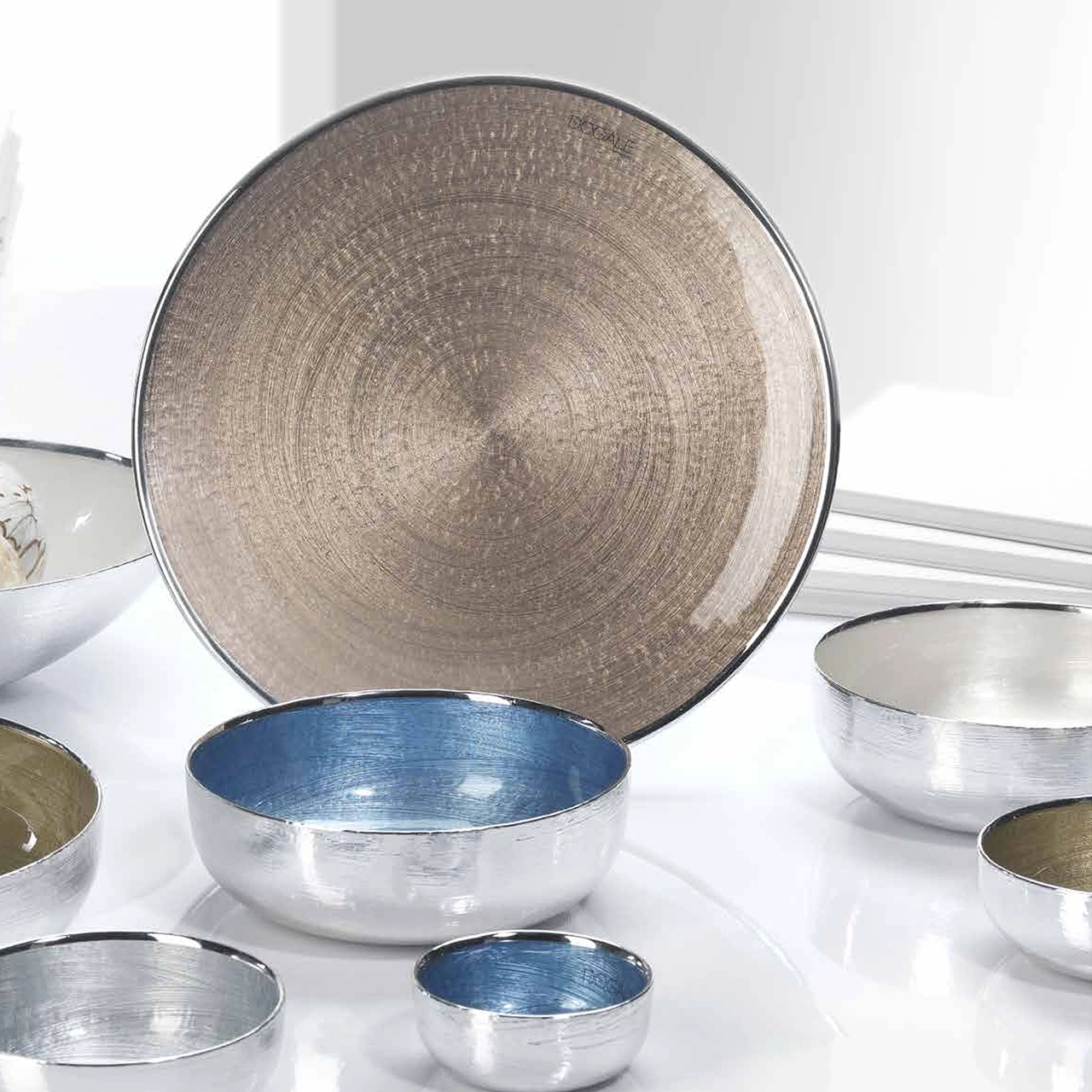 Блюдо DOGALE FENICE 37 см стекло кофе – 2