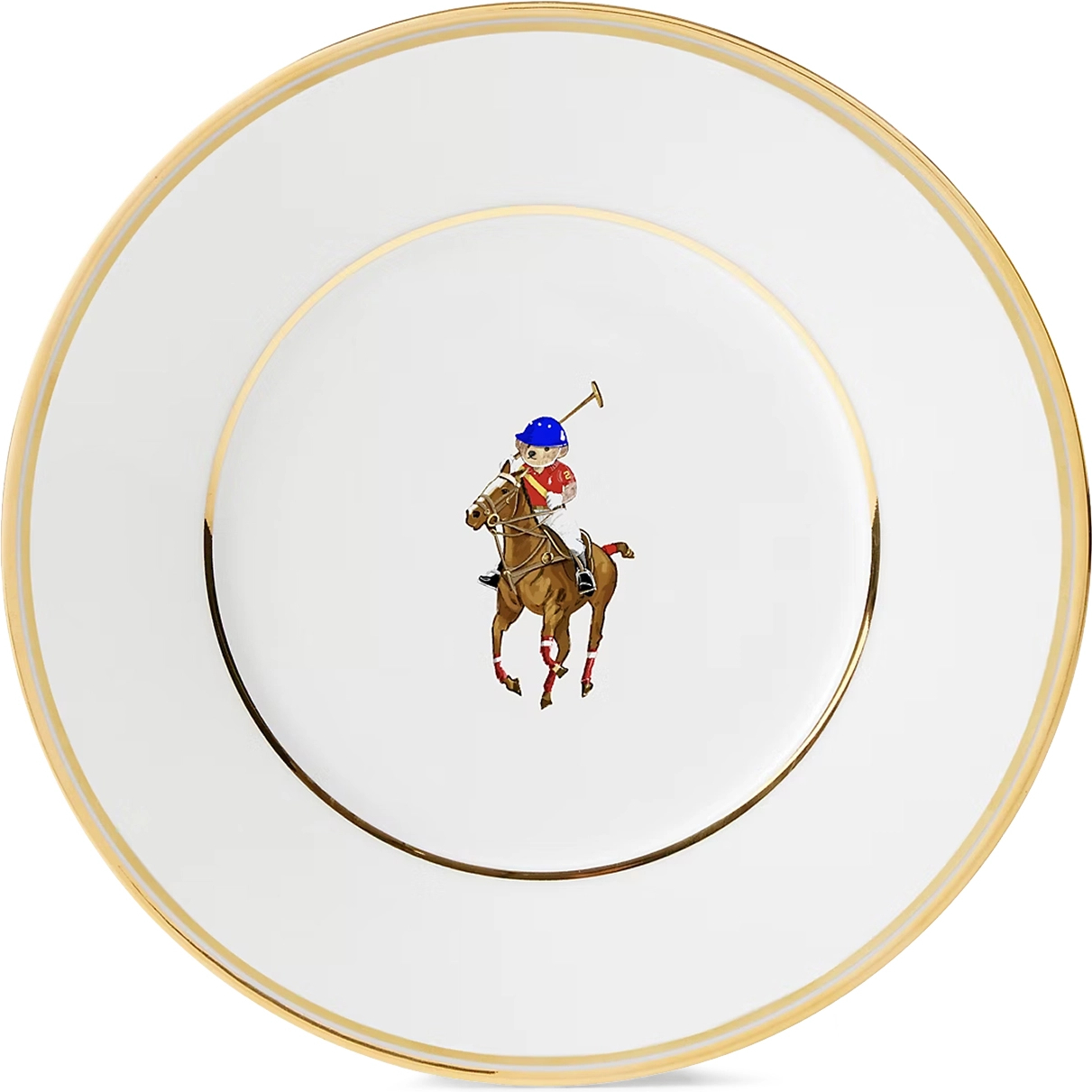 Набор из 4 тарелок POLO BEAR LUNAR фарфор Ralph Lauren Home 680974820001