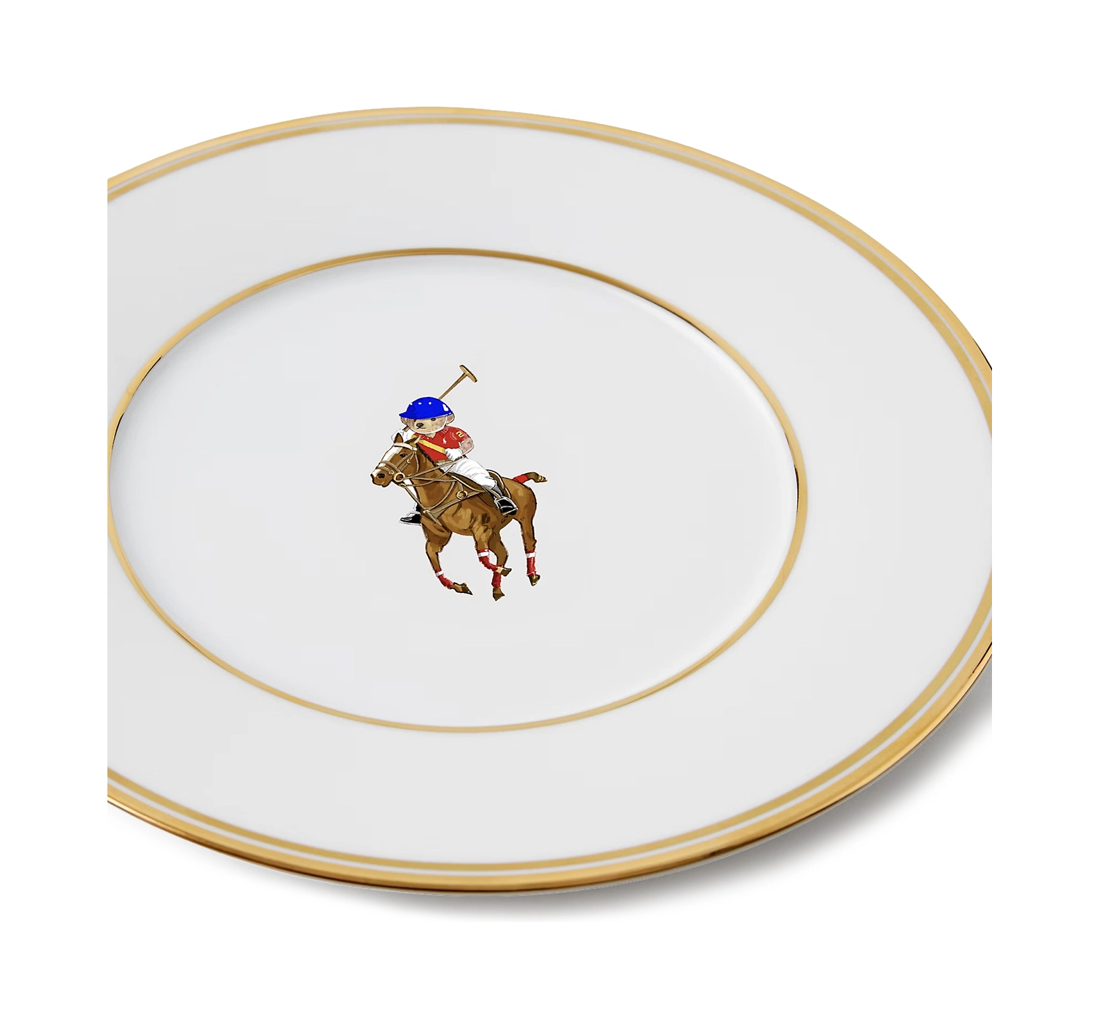 Набор из 4 тарелок POLO BEAR LUNAR фарфор Ralph Lauren Home 680974820001