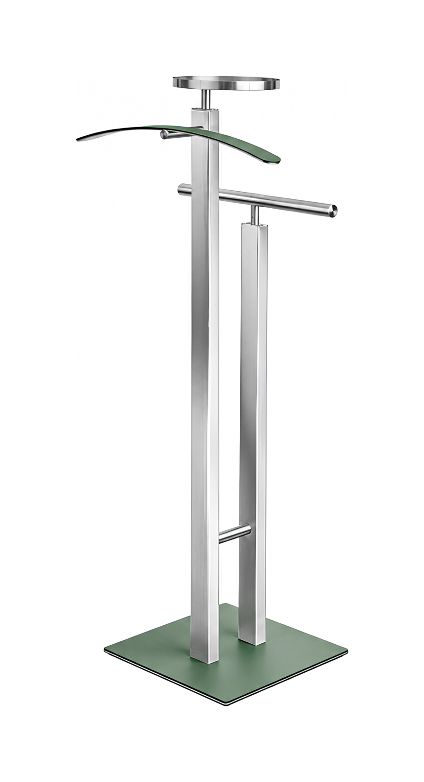 Вешалка для одежды VALET STAND 108 см эвкалипт, кожа, матовый хром