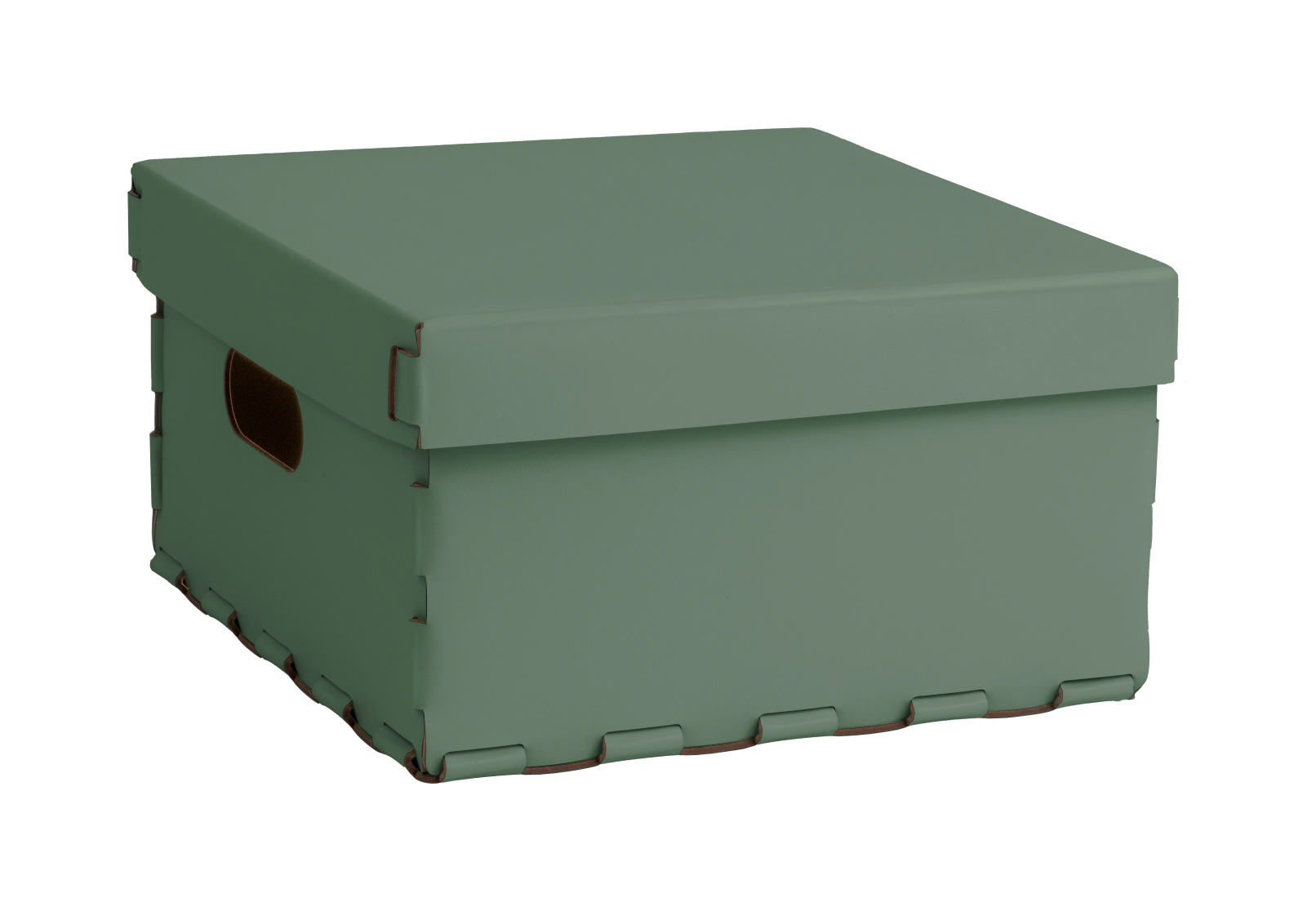 Корзина LISCIO 35x35 см эвкалипт, кожа