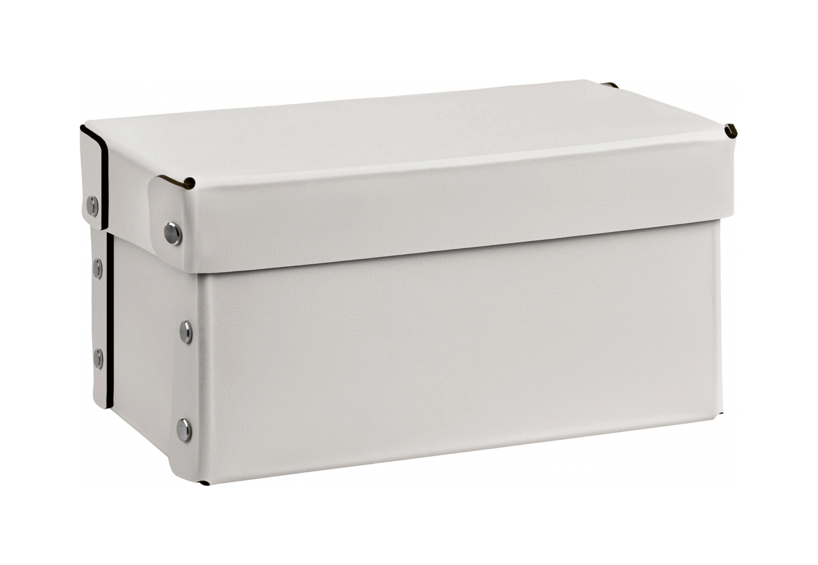 Коробка для хранения FORTIS 25x16 см устричная, кожа
