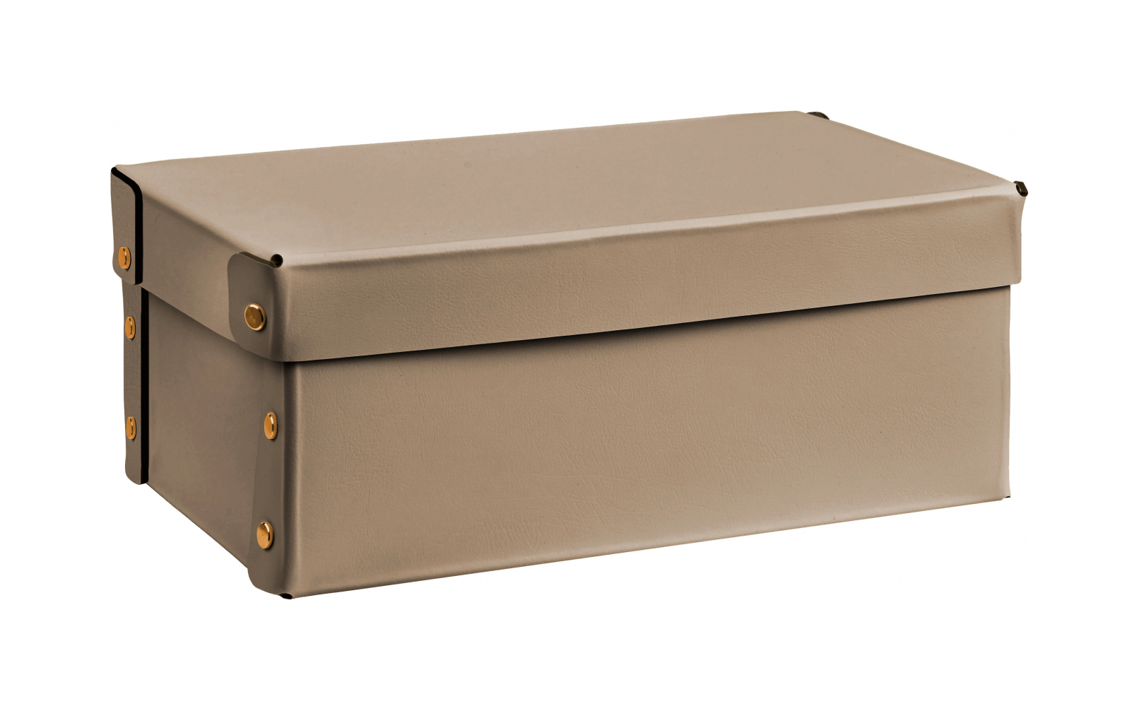 Коробка для хранения FORTIS 32x20 см капучино, кожа
