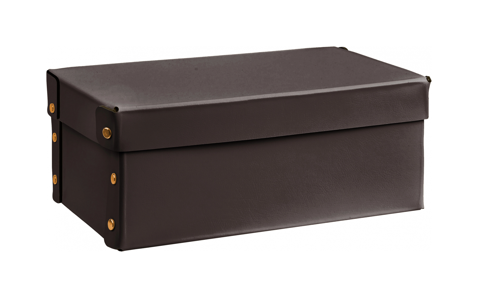 Коробка для хранения FORTIS 32x20 см шоколад, кожа