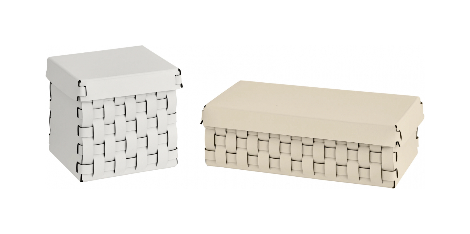 Корзиночка BOTTEGA с крышкой 12x12 панна кота, кожа ADJ 1515.16.TS16