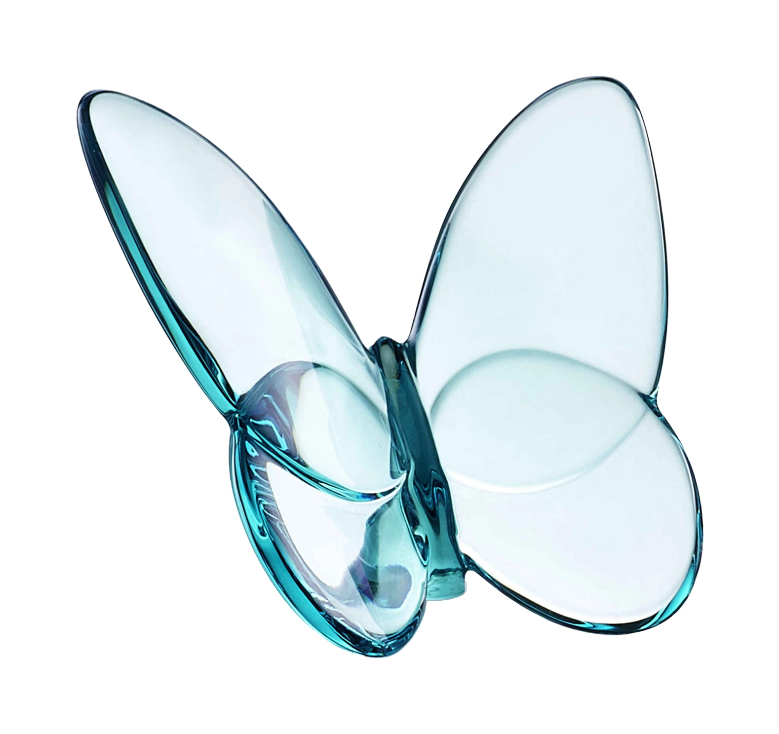 Скульптура LUCKY BUTTERFLY Бабочка 8 см голубая хрусталь