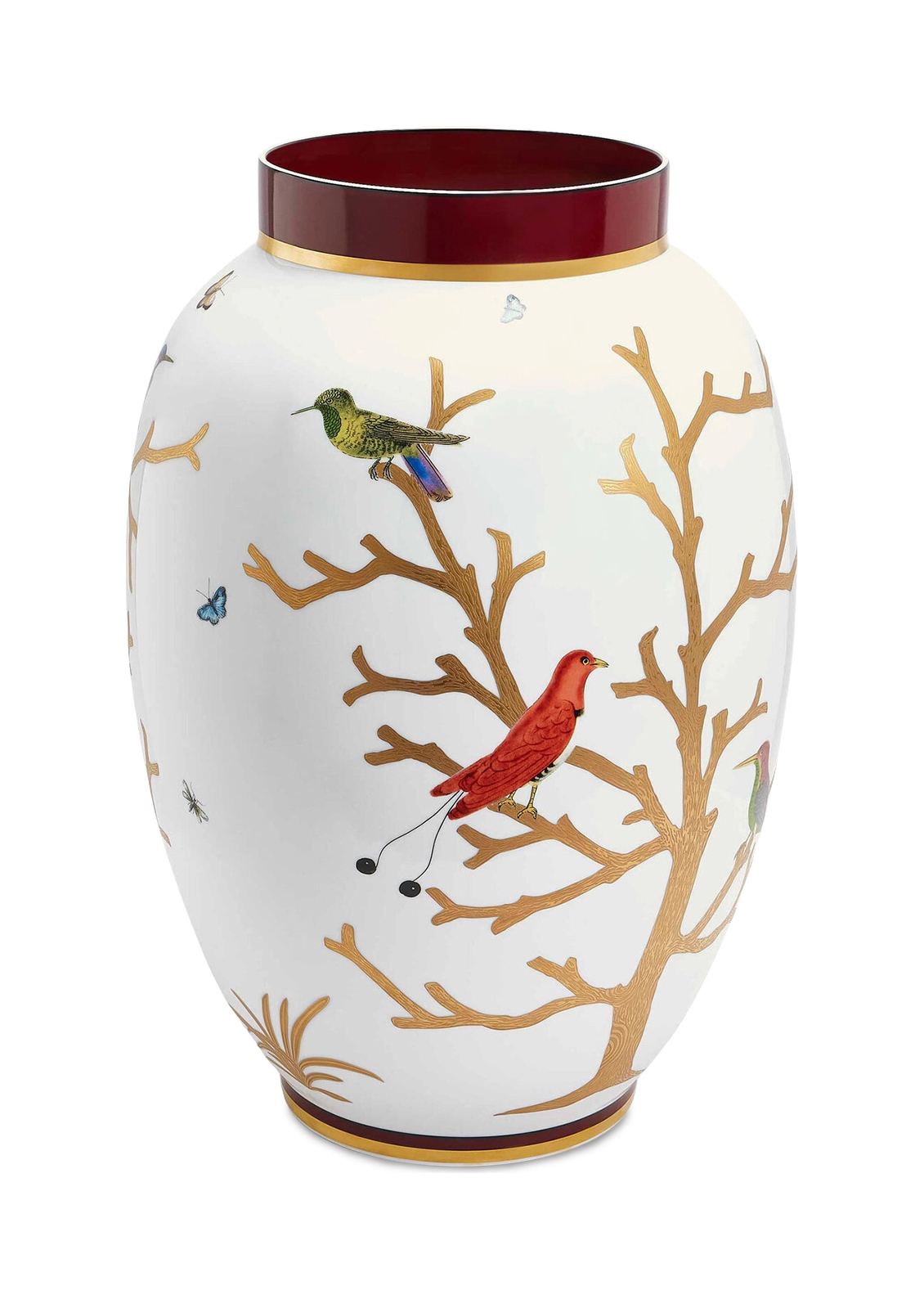 Ваза для цветов AUX OISEAUX 57 см фарфор Bernardaud 2519/20277